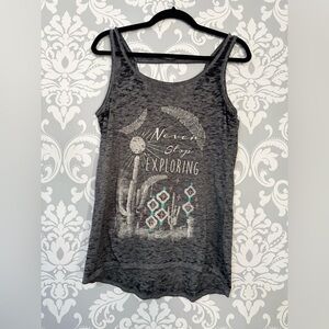 10/$25 •‎ Maurices “Never Stop Exploring” Tank